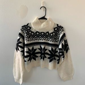 Cropped Chalet Sweater